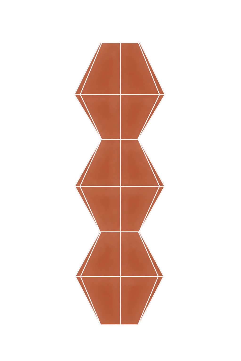 Outline drawing of STELE floor lamp.